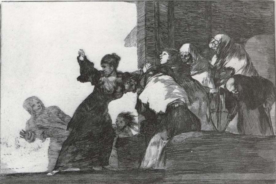 Francisco Goya Working proof for Poor folly